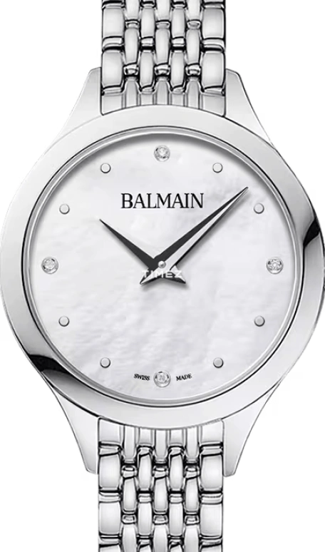 巴尔曼,Balmain de Balmain 29毫米,29毫米,精钢,银白色,石英,26280小时,蓝宝石,水晶玻璃,B3911,B3911.33.85