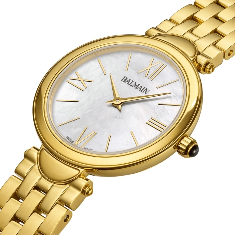 Balmain,Haute Elegance 29mm,29mm,Stainless Steel,Silver White,Quartz,Sapphire,Crystal Glass,Round,B8150,B8150.33.82