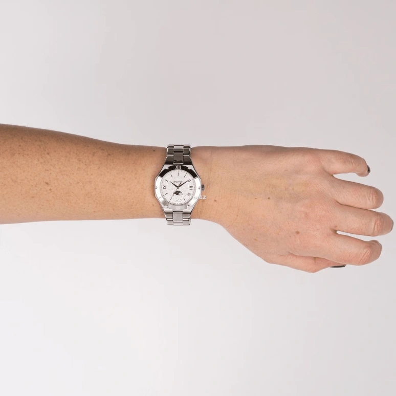 Balmain,Be Balmain 33mm,33mm,Stainless Steel,Silver,Quartz,Moonphase,Day,B4591,B4591.33.12