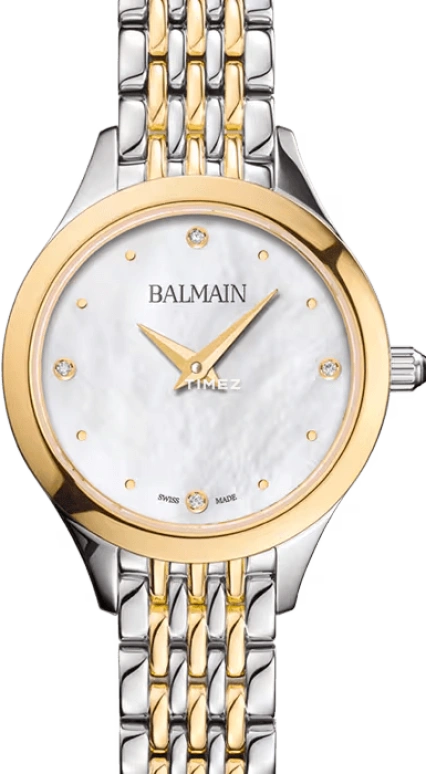 巴尔曼,Balmain de Balmain 25毫米,25毫米,精钢,银白色,石英,蓝宝石,水晶玻璃,圆形,B4932,B4932.39.85