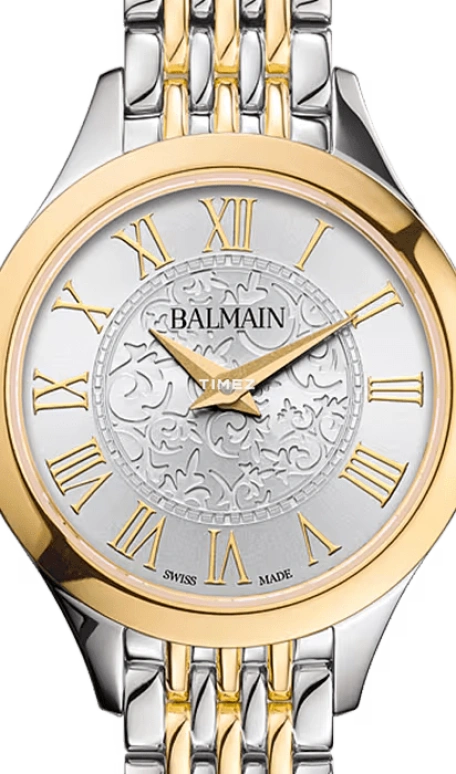 巴尔曼,Balmain de Balmain 25毫米,25毫米,精钢,银白色,石英,蓝宝石,水晶玻璃,圆形,B4932,B4932.39.82