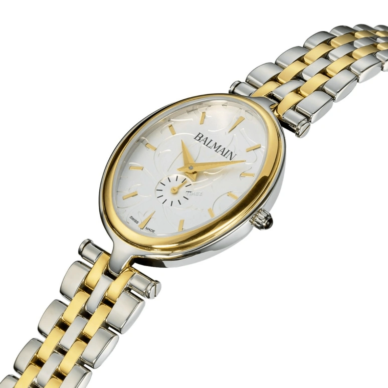 巴尔曼,Haute Elegance 26x31.70毫米,26x31.70毫米,精钢,银色,石英,26280小时,蓝宝石,水晶玻璃,B8112,B8112.39.15