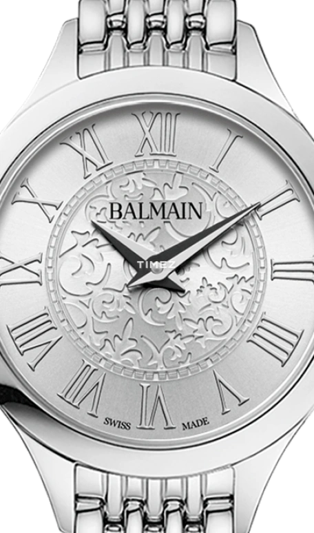 巴尔曼,Balmain de Balmain 29毫米,29毫米,精钢,银色,石英,26280小时,蓝宝石,水晶玻璃,B3911,B3911.33.12