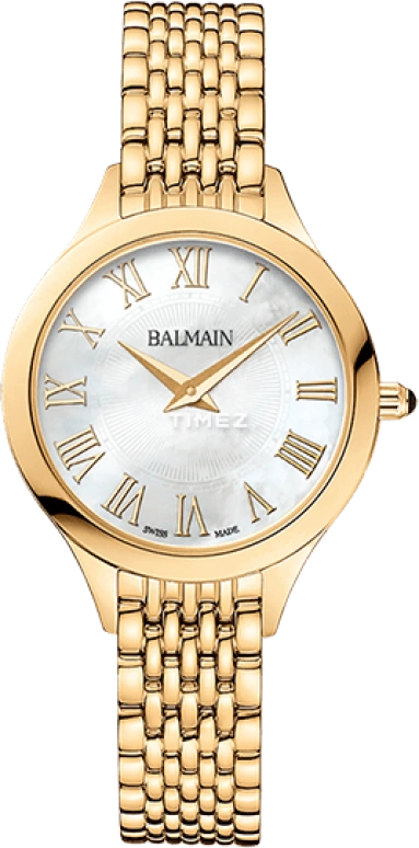 巴尔曼,Balmain de Balmain 29毫米,29毫米,精钢,银白色,石英,26280小时,蓝宝石,水晶玻璃,B3910,B3910.33.82
