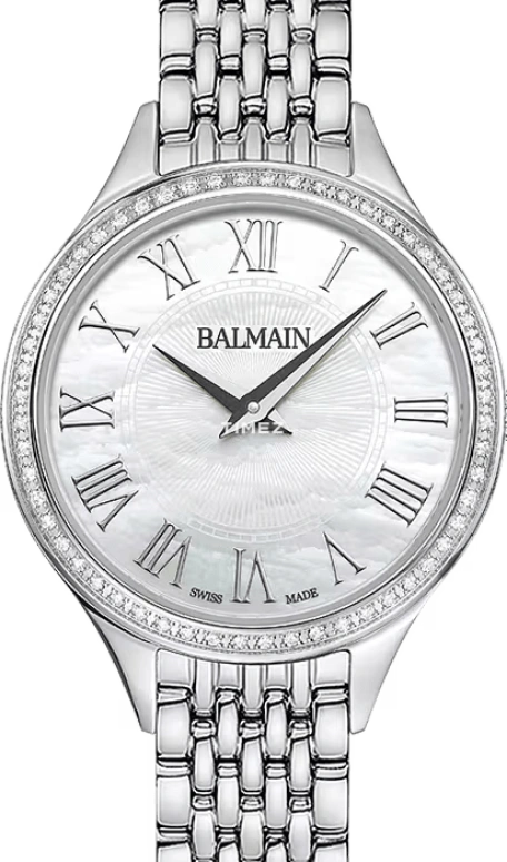 巴尔曼,Balmain de Balmain 29毫米,29毫米,精钢,银白色,石英,26280小时,蓝宝石,水晶玻璃,B3916,B3916.33.82