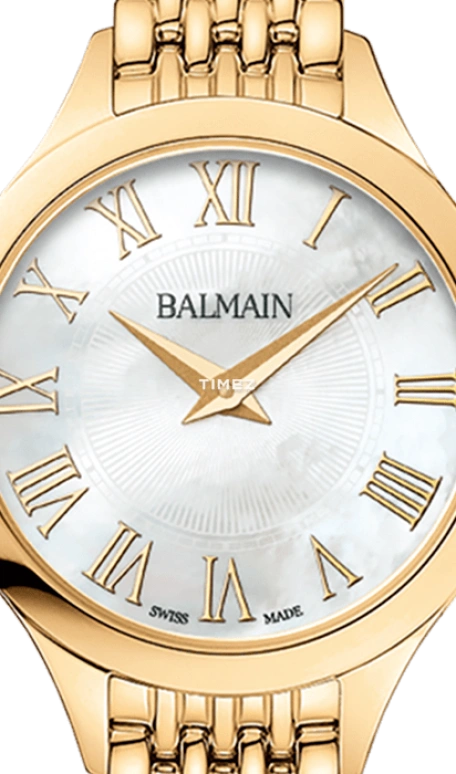 巴尔曼,Balmain de Balmain 29毫米,29毫米,精钢,银白色,石英,26280小时,蓝宝石,水晶玻璃,B3910,B3910.33.82