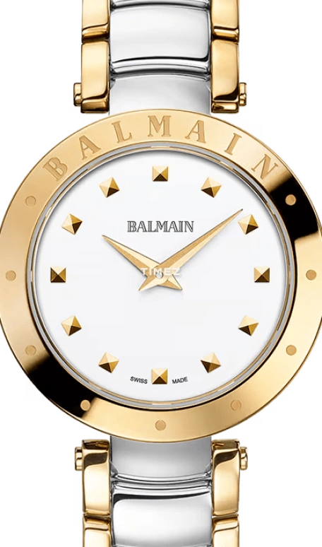 巴尔曼,Balmainia 33毫米,33毫米,精钢,白色,石英,蓝宝石,水晶玻璃,圆形,B4252,B4252.39.26