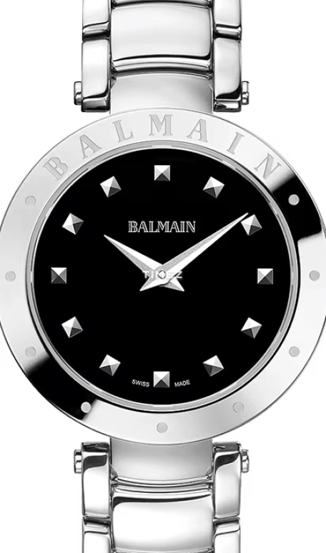 巴尔曼,Balmainia 33毫米,33毫米,精钢,黑色,石英,蓝宝石,水晶玻璃,圆形,B4251,B4251.33.66