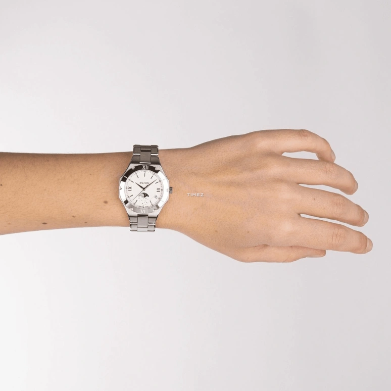 Balmain,Be Balmain 33mm,33mm,Stainless Steel,Silver White,Quartz,Moonphase,Day,B4591,B4591.33.22