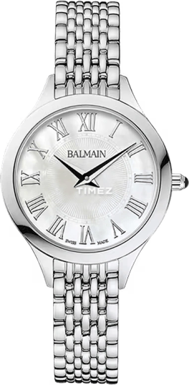 巴尔曼,Balmain de Balmain 29毫米,29毫米,精钢,银白色,石英,26280小时,蓝宝石,水晶玻璃,B3911,B3911.33.82
