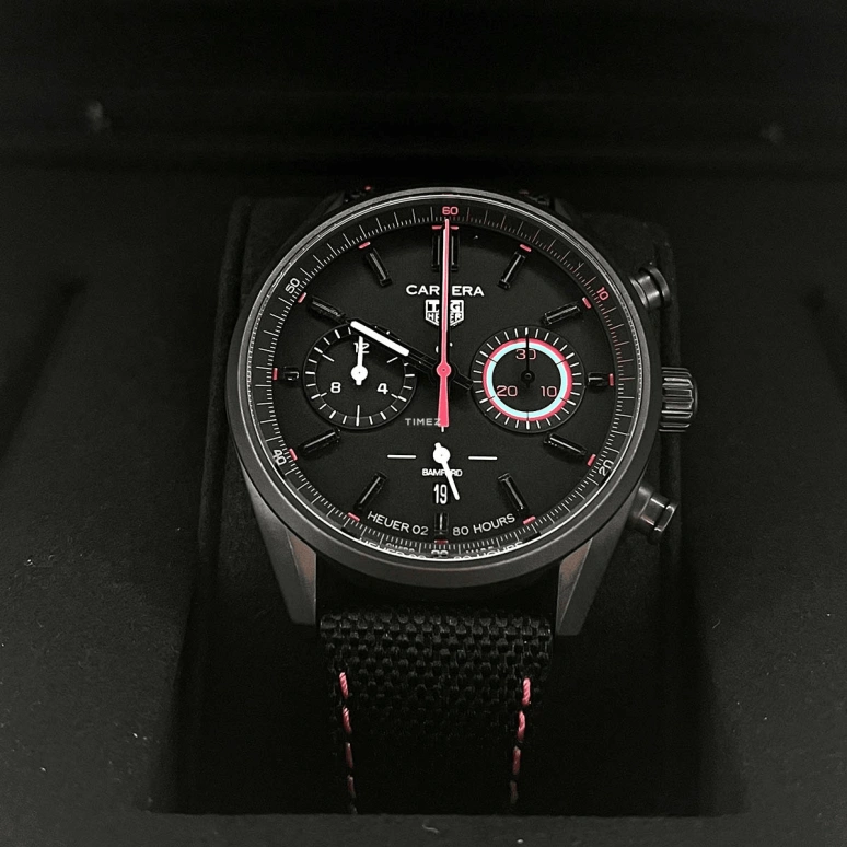 Bamford Watch Department,Other 42mm,42mm,Stainless Steel,Black,Automatic,Chronograph,Day,bwd,bwd-th-carrera-tiktok