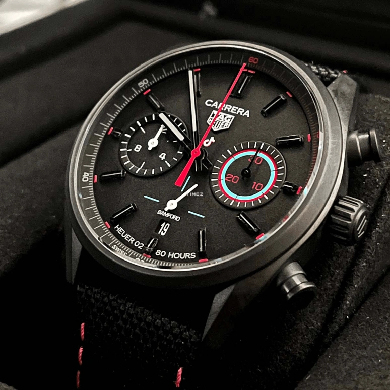 Bamford Watch Department,Other 42mm,42mm,Stainless Steel,Black,Automatic,Chronograph,Day,bwd,bwd-th-carrera-tiktok