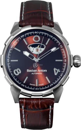 Bastian Antoni Turbulent BA01 STEEL/BROWN - 8719326505893