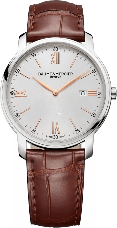 Baume & Mercier,Classima 42mm,42mm,Stainless Steel,Silver,Quartz,10144