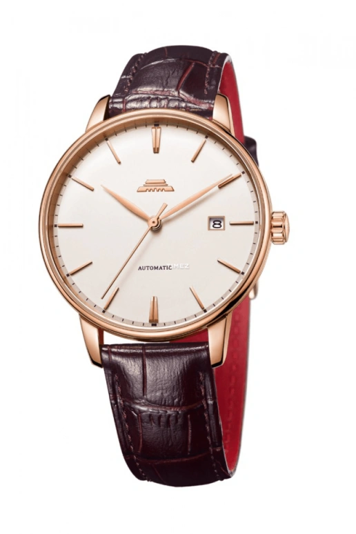 Beijing Watch,Classic 38.50mm,38.50mm,Stainless Steel,Rose Gold,White,Automatic,Day,Sapphire,BG050507