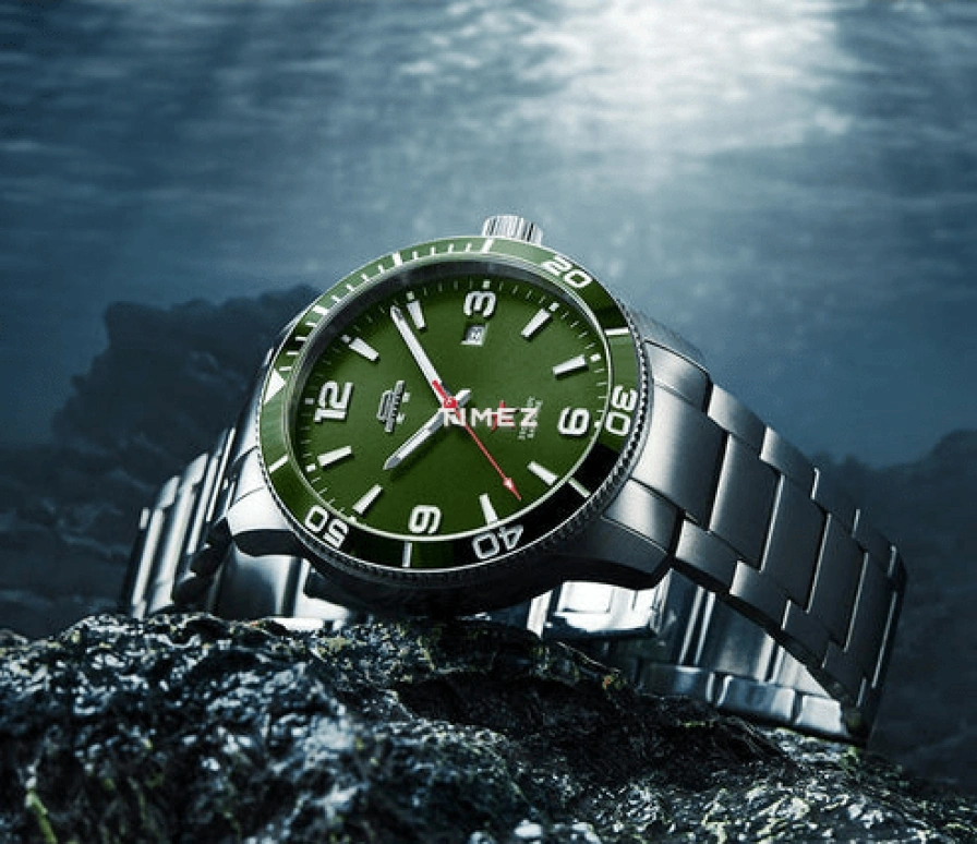 Beijing Watch,Expedition 44mm,44mm,Stainless Steel,Green,Automatic,Day,Sapphire,BG220003