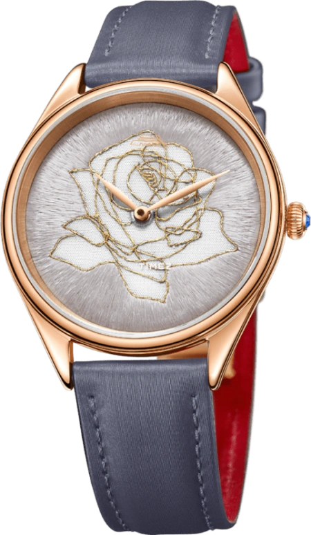 Beijing Watch,Silk Whisper 38mm,38mm,Stainless Steel,Rose Gold,Silver,Grey,Quartz,Sapphire,Round,BL110009