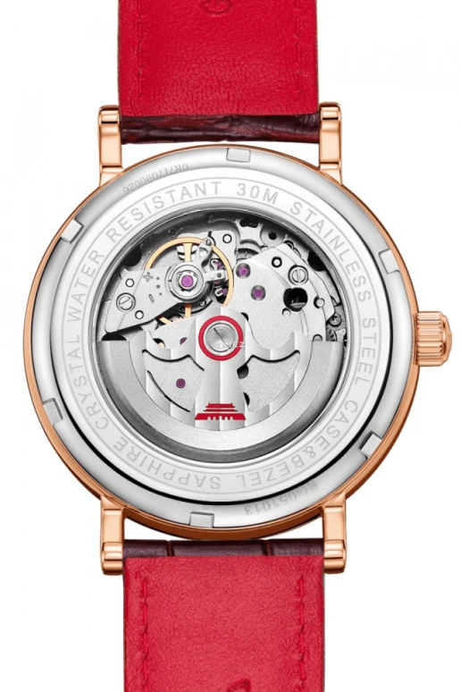 Beijing Watch,Classic 40.20mm,40.20mm,Stainless Steel,Rose Gold,White,Automatic,Day,Sapphire,BG051013