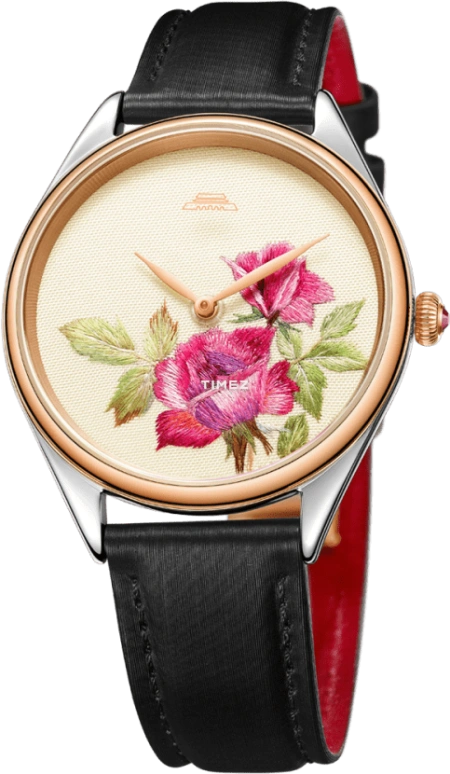 Beijing Watch,Silk Whisper 40mm,40mm,Stainless Steel,Rose Gold,White,Quartz,Sapphire,Round,BL110005