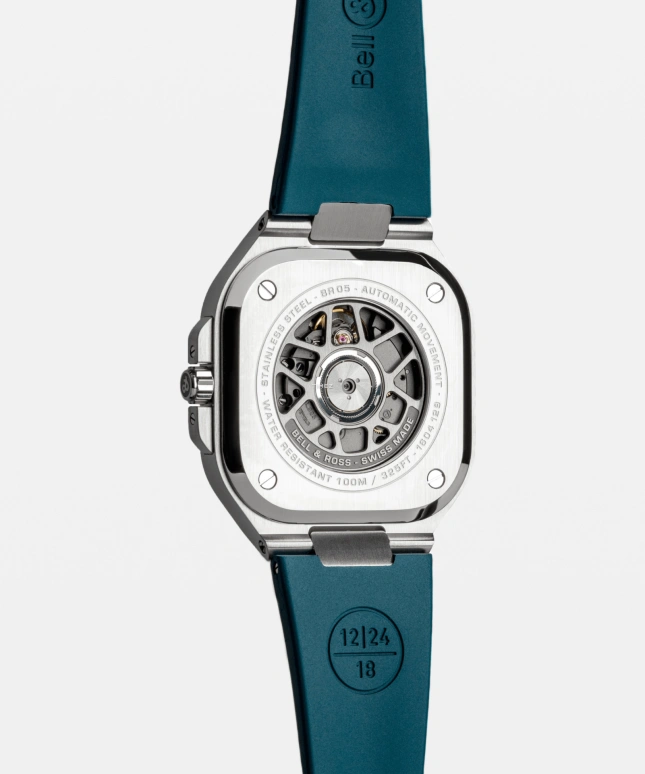 Bell & Ross,Urban 41mm,41mm,Stainless Steel,Sky Blue,Automatic,Day,Dule Time,BR05G,BR05G-PB-ST/SRB