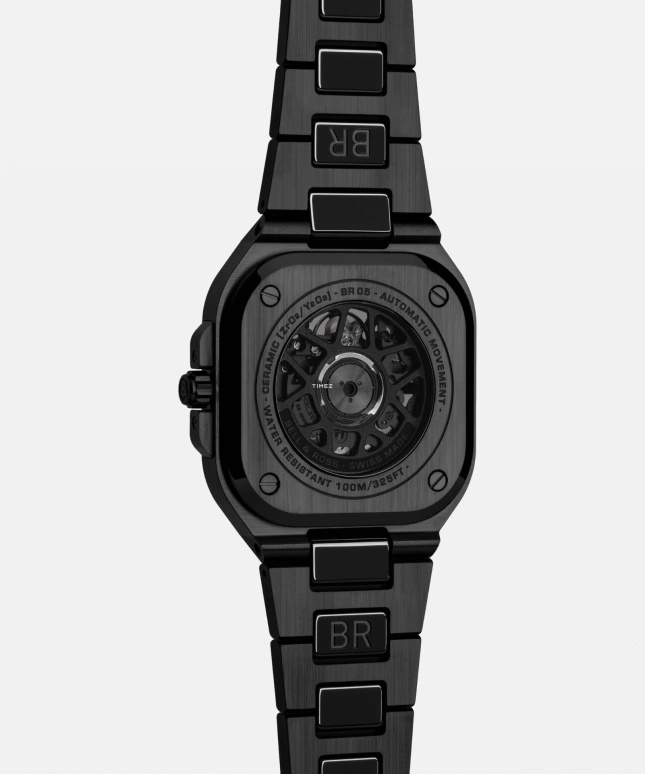 Bell & Ross,Urban 41mm,41mm,Ceramic,Transparent,Automatic,Sapphire,Crystal Glass,Other,BR05A,BR05A-BL-SK-CE/SCE