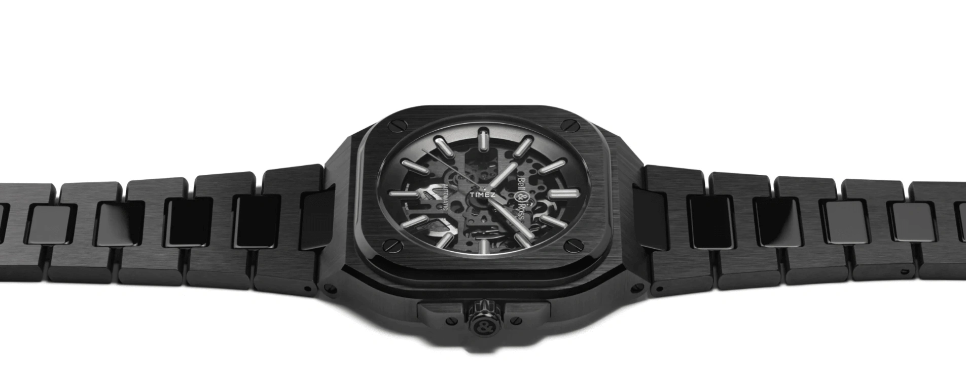 Bell & Ross,Urban 41mm,41mm,Ceramic,Transparent,Automatic,Sapphire,Crystal Glass,Other,BR05A,BR05A-BL-SK-CE/SCE