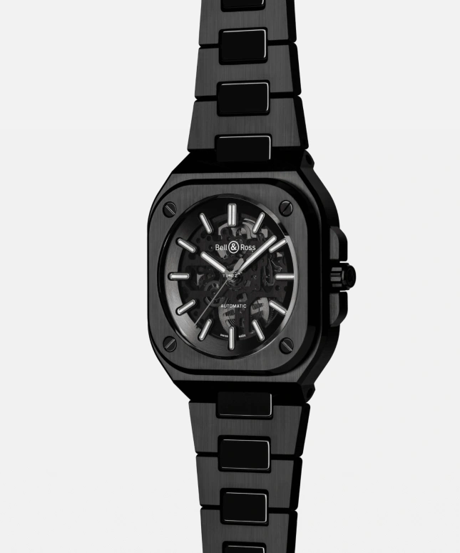 Bell & Ross,Urban 41mm,41mm,Ceramic,Transparent,Automatic,Sapphire,Crystal Glass,Other,BR05A,BR05A-BL-SK-CE/SCE