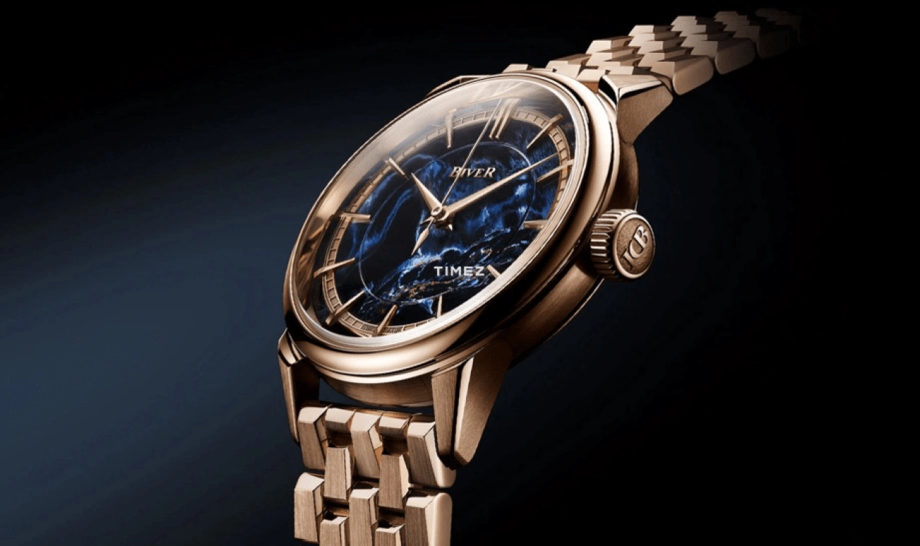 Biver,Landmark timepieces 39mm,39mm,Rose Gold,Blue,Automatic,65hours,In-house Caliber,Automatique Atelier Series Pietersite