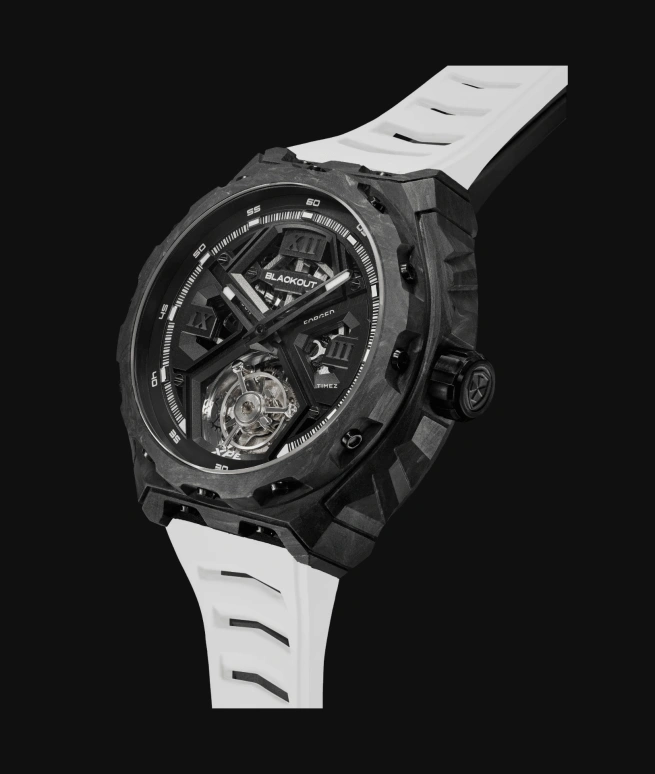 Blackout Concept,XPE 42.50毫米,42.50毫米,锻造碳纤维,黑色,自动上弦,陀飞轮,蓝宝石,水晶玻璃,XPE Tourbillon Black