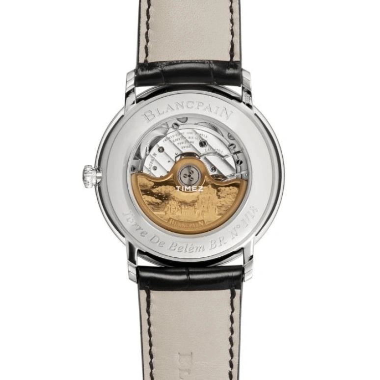 Blancpain,Villeret 40mm,40mm,Stainless Steel,White,Automatic,Day,Sapphire,6651A,6651A-1127-55B