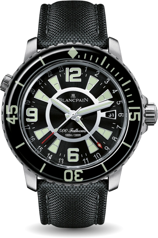 Blancpain,Fifty Fathoms 48mm,48mm,Titanium,Black,Automatic,Day,Dule Time,Anti-magnetic,50021,50021-12B30-52B