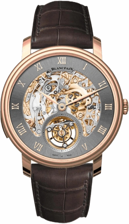 Blancpain,Le Brassus 45mm,45mm,Red Gold,White,Automatic,Minute Repeater,Carrousel,0233,0233-3634-55B