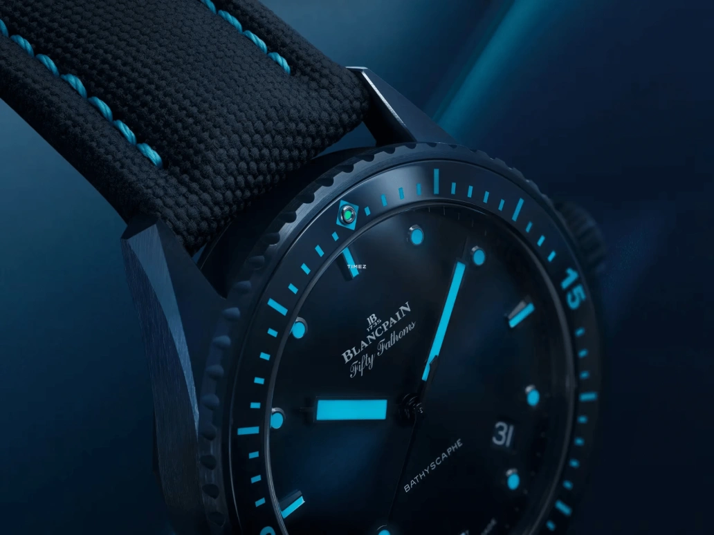 宝珀,五十噚 43.60毫米,43.60毫米,陶瓷,蓝色,自动上弦,日历,120小时,5000A 0640 O52A