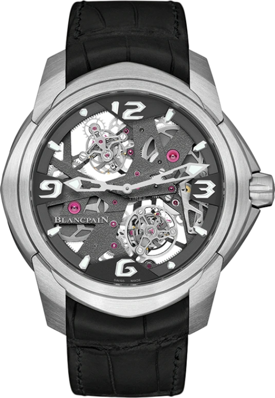 Blancpain,L-Evolution 47.40mm,47.40mm,Platinum,Skeleton,Automatic,Date,Power Reserve Indicator,92322,92322-34B39-55B