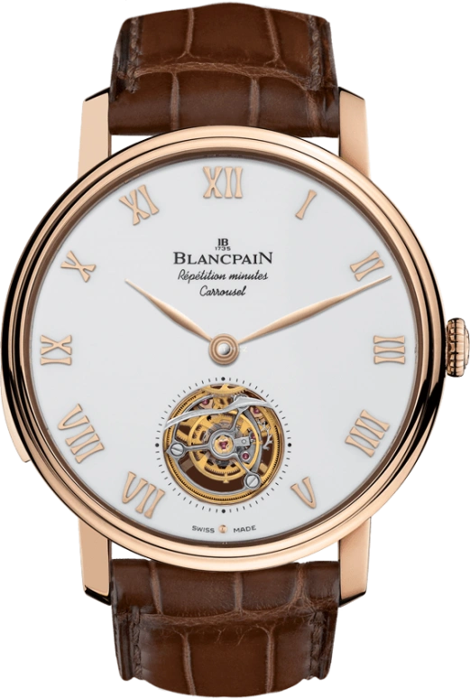 Blancpain,Le Brassus 45mm,45mm,Red Gold,White,Handwound,Minute Repeater,Carrousel,0232,0232-3631-55B