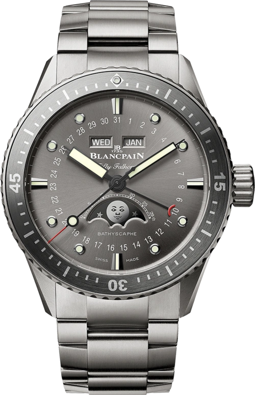 Blancpain,Fifty Fathoms 43mm,43mm,Titanium Gold,In-house Caliber,Sapphire,Crystal Glass,5054,5054-1210-98S