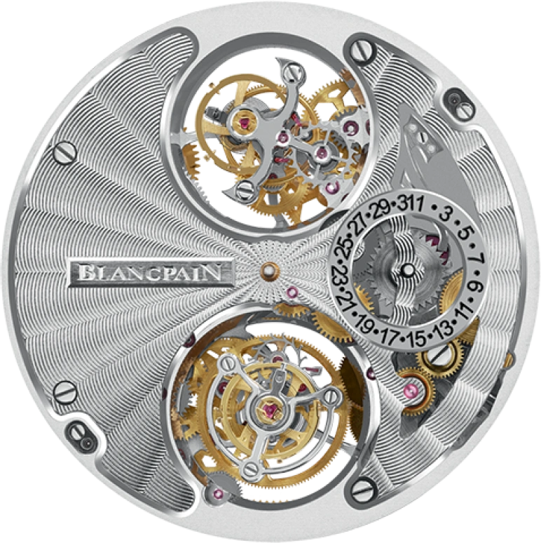 Blancpain,Le Brassus 44.60mm,44.60mm,Red Gold,White,Automatic,Date,Power Reserve Indicator,Tourbillon Escapement,Carrousel,168hours,In-house Caliber,2322,2322-3631-55B