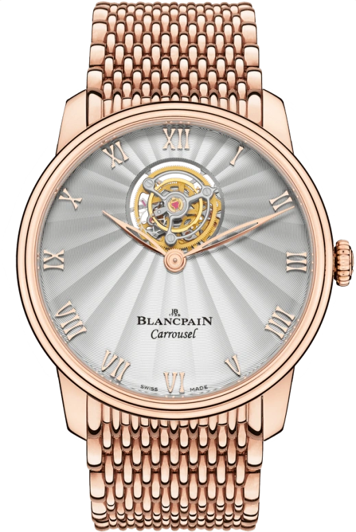 Blancpain,Villeret 40mm,40mm,Platinum,Silver,Automatic,Carrousel,120hours,66228,66228-3642-MMB