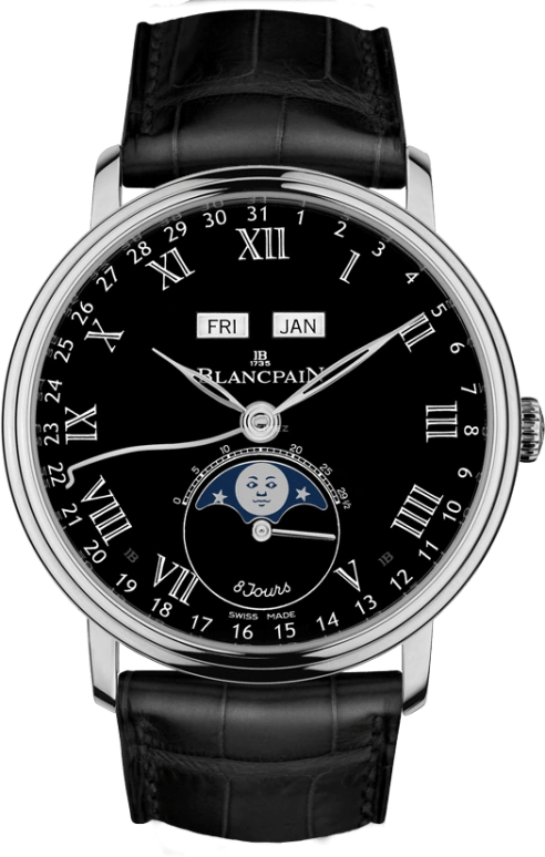 TIMEZ Blancpain Villeret 42mm 6639-3437-55B Features|Prices|Auction ...