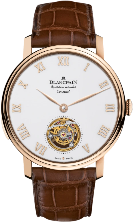 Blancpain,Le Brassus 45mm,45mm,Red Gold,White,Handwound,Minute Repeater,Carrousel,0232,0232-3631-55B