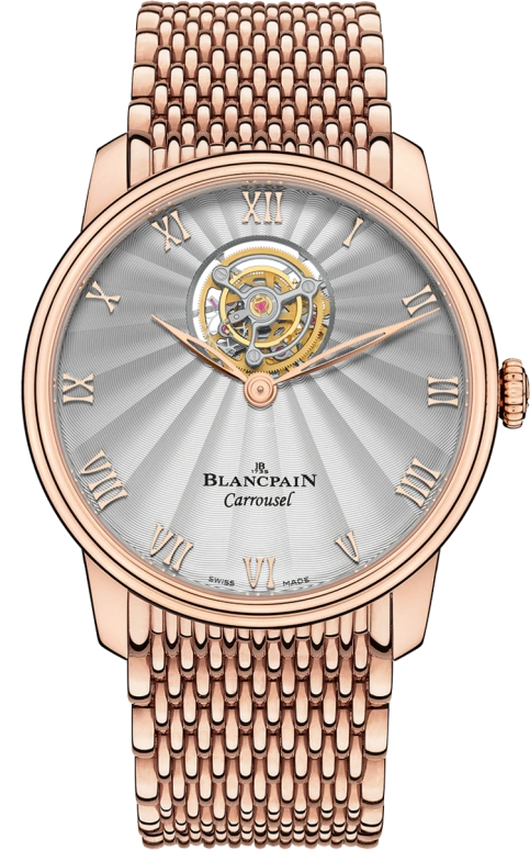 Blancpain,Villeret 40mm,40mm,Platinum,Silver,Automatic,Carrousel,120hours,66228,66228-3642-MMB