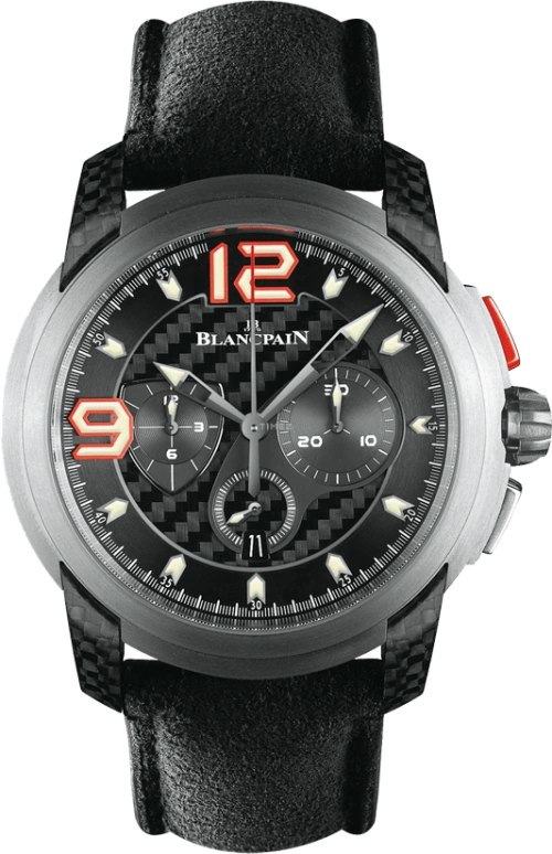 Blancpain,L-Evolution 43.50mm,43.50mm,Titanium,Carbon,Black,Automatic,Chronograph,Date,Flyback,Anti-magnetic,50hours,In-house Caliber,8885F,8885F-1203-52B