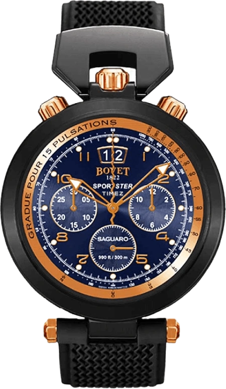 播威,BOVET by Pininfarina 46毫米,46毫米,精钢,蓝色,自动上弦,计时,大日历,SP0452,SP0452-MA
