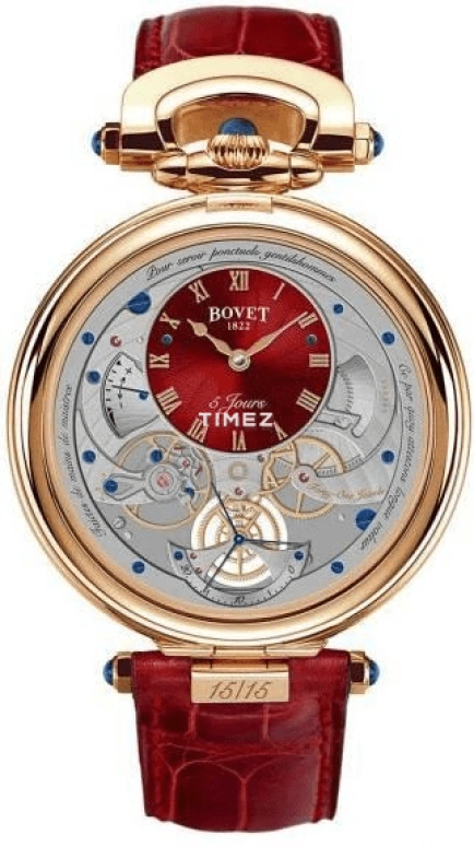 播威,Fleurier 43.30毫米,43.30毫米,玫瑰金,框架,手动上弦,年历,月历,星期历,日历,蓝宝石,水晶玻璃,圆形,ACQPR015