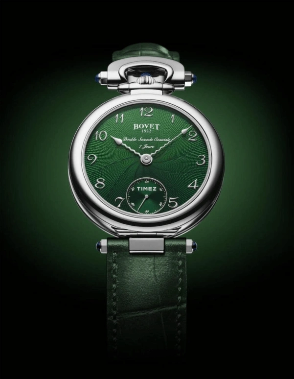 Bovet,Fleurier 43mm,43mm,White Gold,Skeleton,Green,Handwound,Power Reserve Indicator,Sapphire,Crystal Glass,AI43026