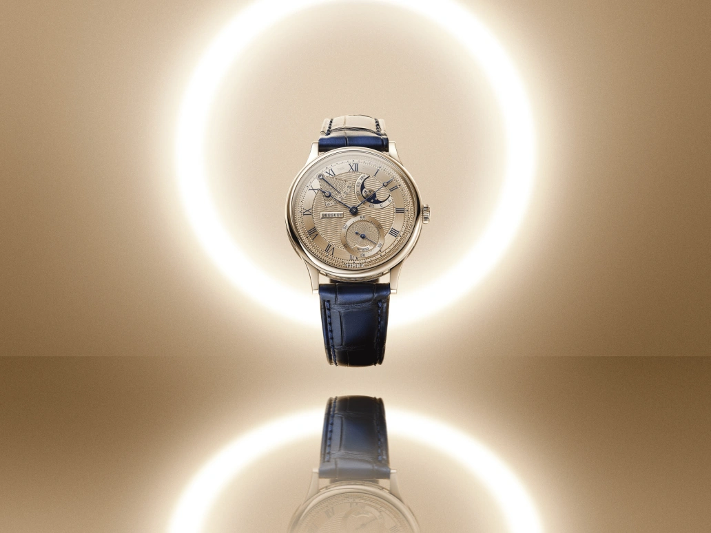 宝玑,经典 39毫米,39毫米,宝玑金,黄金色,自动上弦,月相,动力储存指示,7235BH,7235BH/0H/9V6