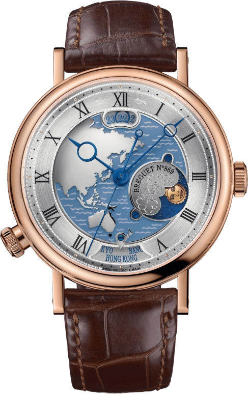 Breguet,Classique 43mm,43mm,Rose Gold,Blue,Automatic,Date,55hours,5717BR,5717BR/AS/9ZU