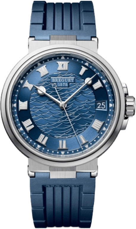 Breguet,Marine 40mm,40mm,White Gold,Blue,Automatic,Day,55hours,5517BB,5517BB/Y2/5ZU