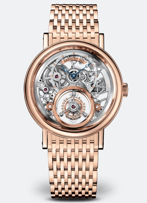 Breguet,Classique Complications 40mm,40mm,Rose Gold,Silver,Handwound,Tourbillon,Skeleton,5335BR,5335BR/42/RW0