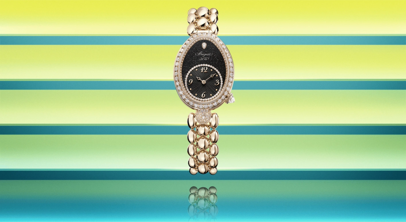 宝玑,那不勒斯王后 25毫米,25毫米,宝玑金,黑色,自动上弦,38小时,自制机芯,那不勒斯皇后,8925BH,8925BH/4N/J40 D0